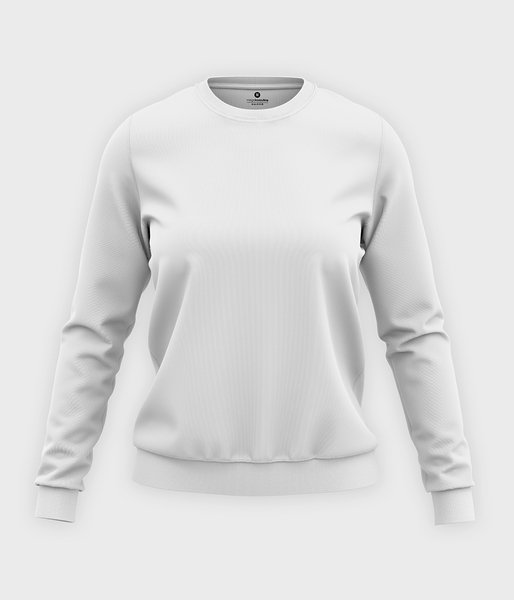 Damska bluza klasyczna (bez nadruku, gładka) - biała