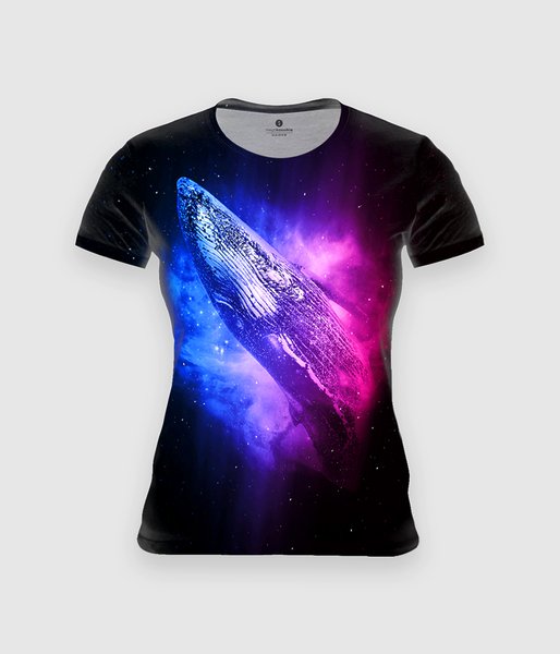 damska Galactic whale - koszulka damska fullprint