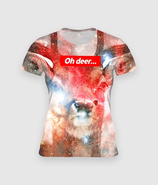 damska Oh deer 2 - koszulka damska fullprint