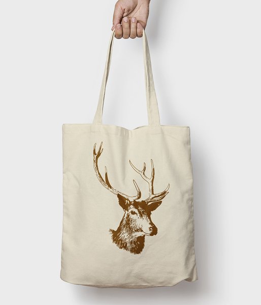 Deer - torba bawełniana