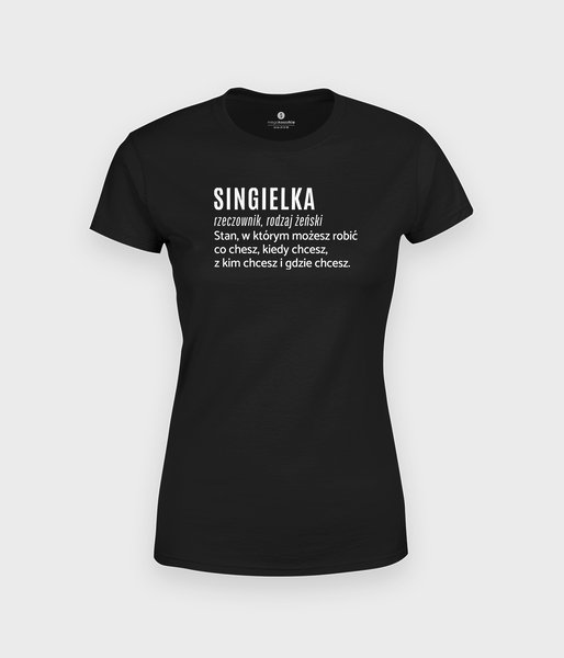 Definicja Singielki - koszulka damska