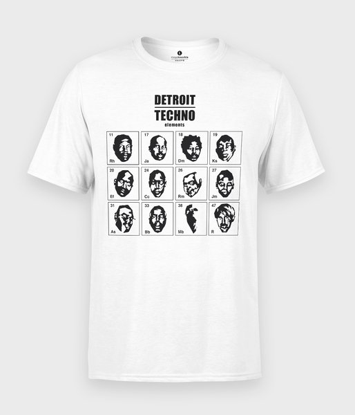 Detroit Techno elements - koszulka męska