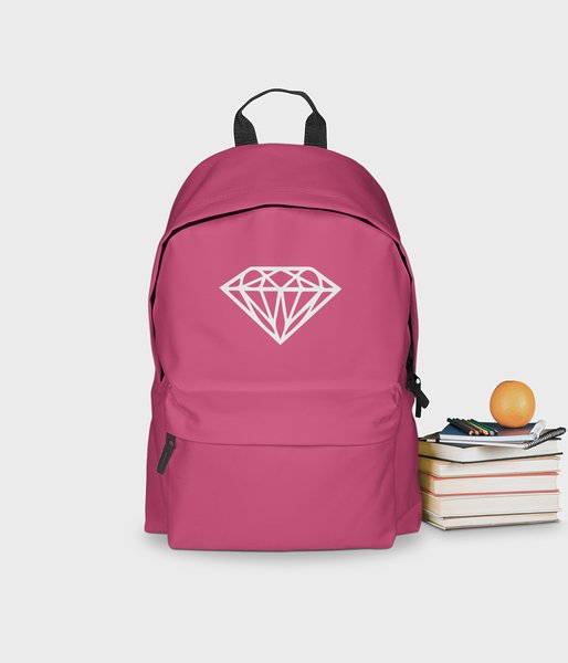 Diamond 2 - plecak różowy - plecak szkolny