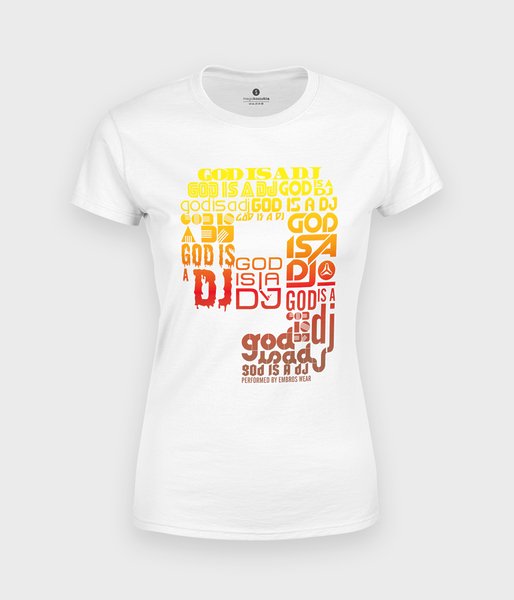 DJ God - koszulka damska