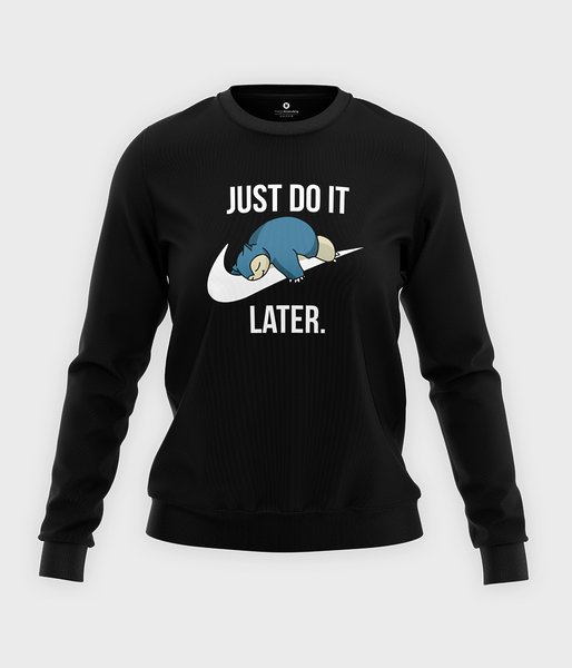 Do it later - bluza klasyczna damska