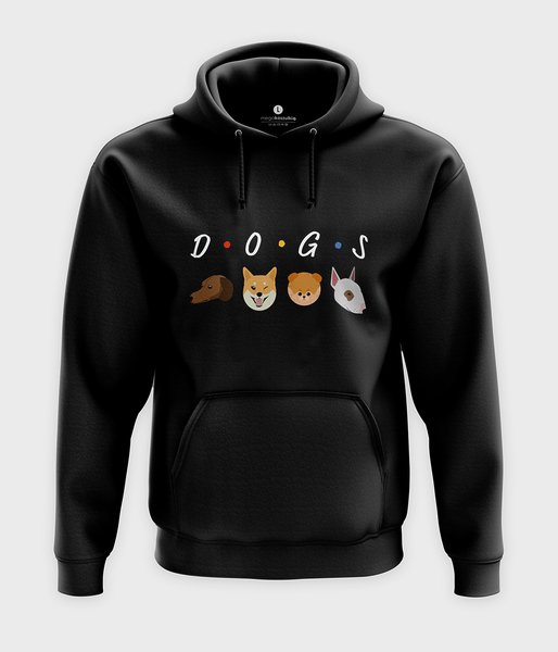 DOGS - bluza z kapturem