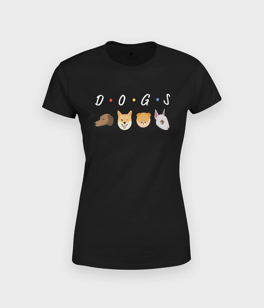 DOGS - koszulka damska