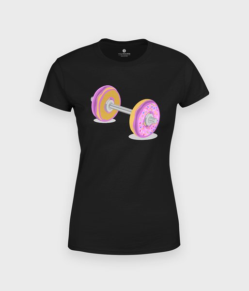Donut Barbell - koszulka damska