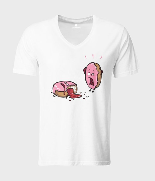 Donut death - koszulka męska v-neck