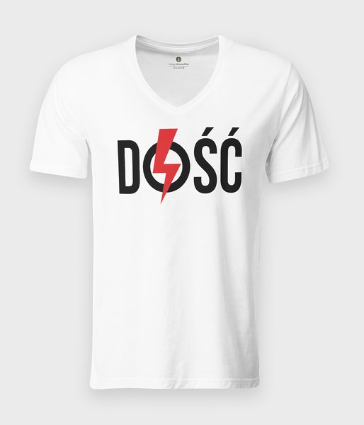 Dość - koszulka męska v-neck