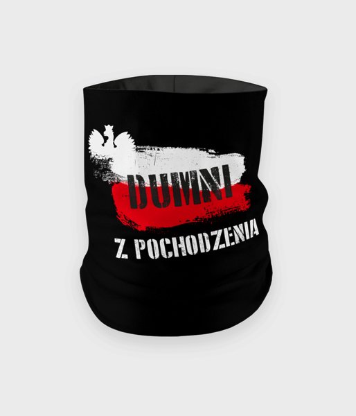 Dumni z pochodzenia   - komin na twarz fullprint