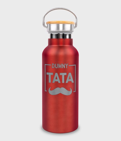 Dumny tata Czerwone - termos ze stali nierdzewnej