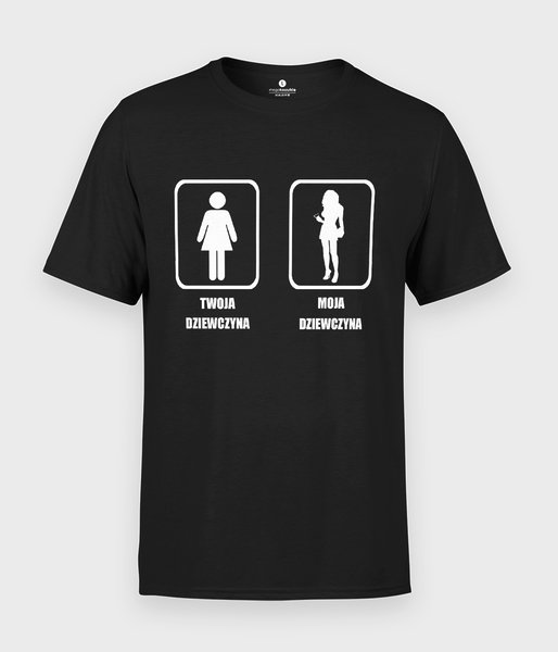 Dziewczyna - koszulka męska