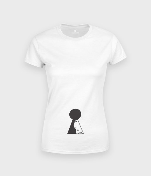 Dziurka od klucza - Ciąża  - koszulka damska ciążowa - standard