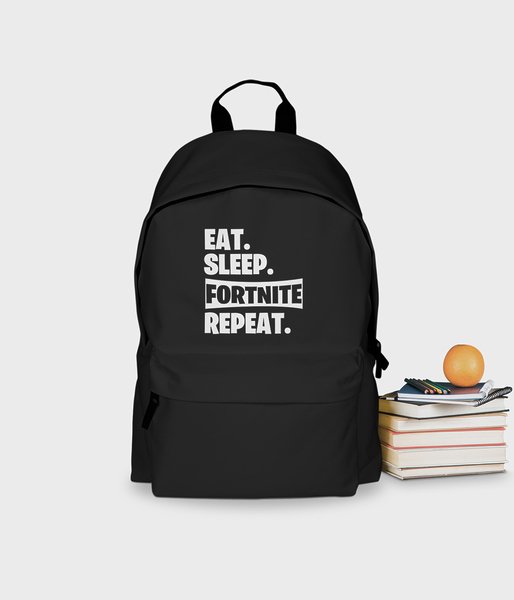 Eat Sleep Fortnite Repeat - plecak szkolny