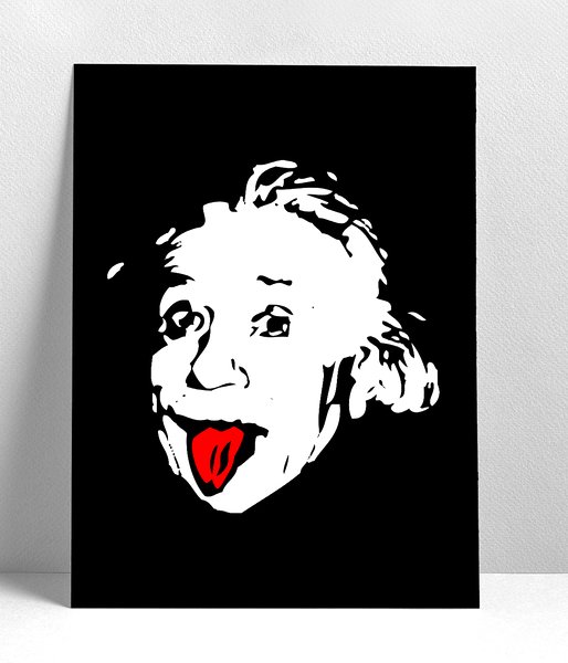 Einstein - plakat pionowy a3
