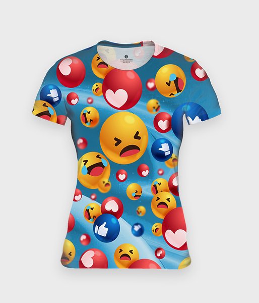 Emojis  - koszulka damska fullprint