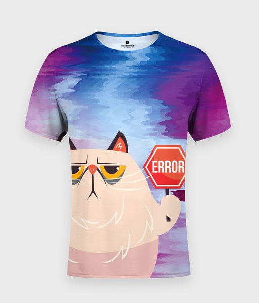 Error Cat - koszulka męska fullprint