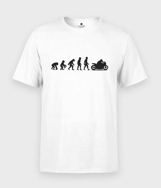 Evolution of motorcycle - koszulka męska