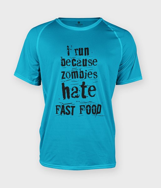 Fast food - koszulka męska sportowa