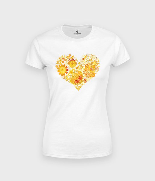 Flower Heart - koszulka damska