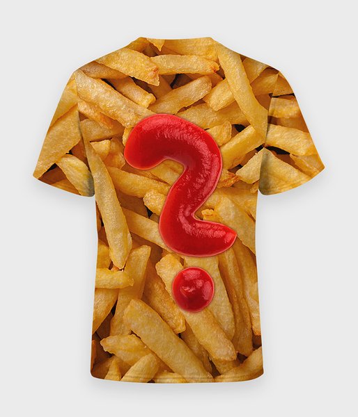 Frytki z ketchupem - koszulka męska fullprint-2