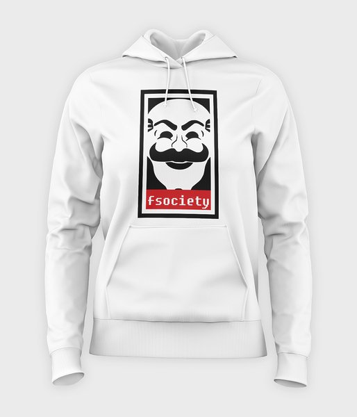 Fsociety - bluza damska z kapturem