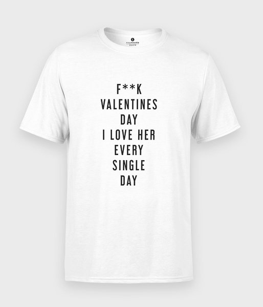 Fuck Valentines - koszulka męska