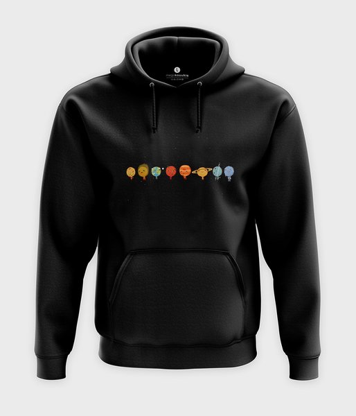 Funny Solar System - Galaxy - bluza z kapturem