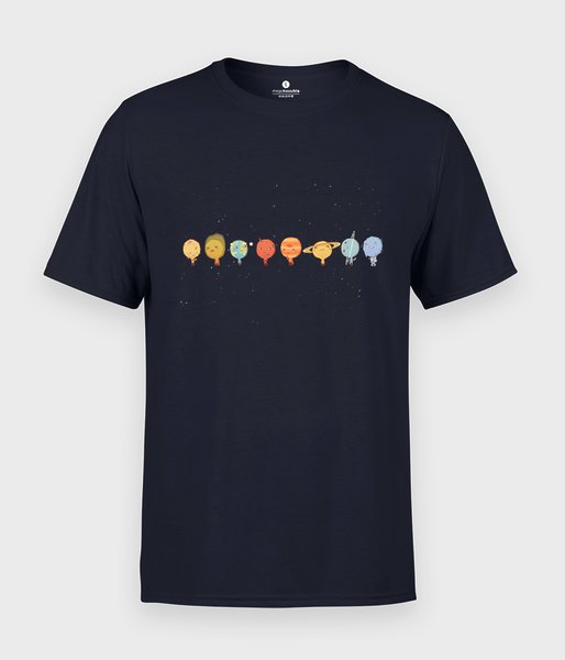 Funny Solar System - Galaxy - koszulka męska