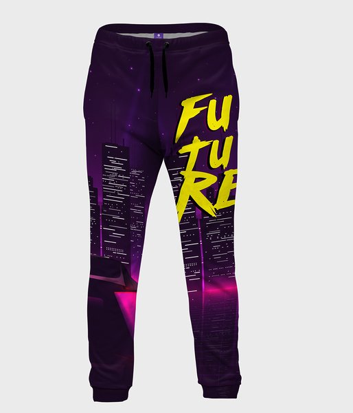 Future  - spodnie dresowe męskie fullprint