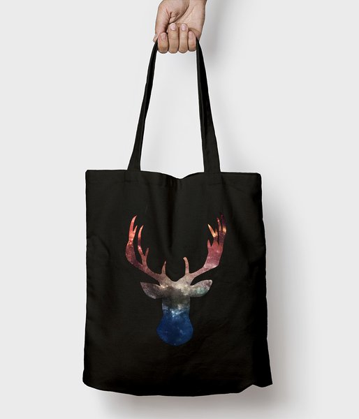 Galaxy deer - torba bawełniana