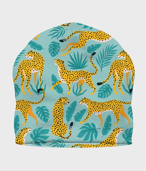 Gepardy - czapka fullprint