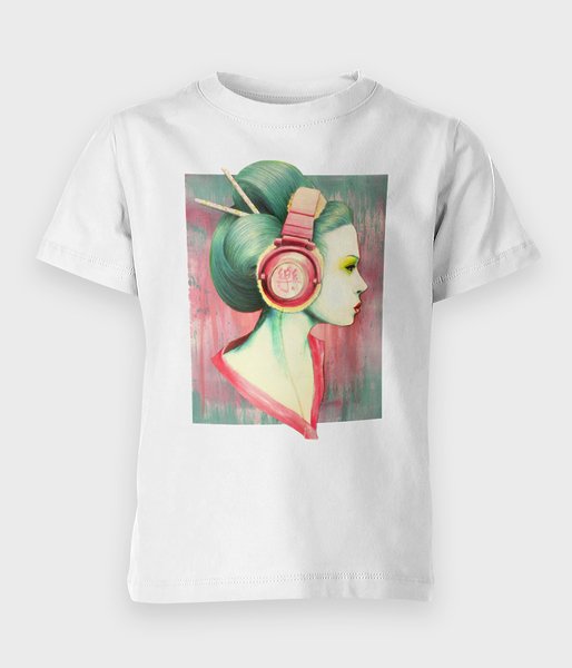 Girl with Headphones - koszulka dziecięca