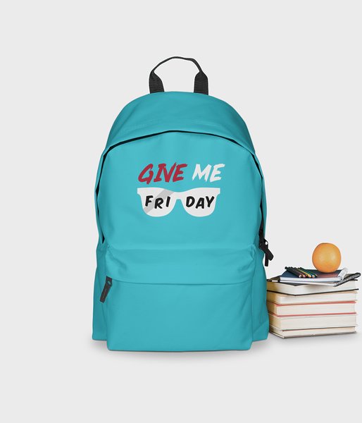 Give Me Friday - plecak niebieski - plecak szkolny