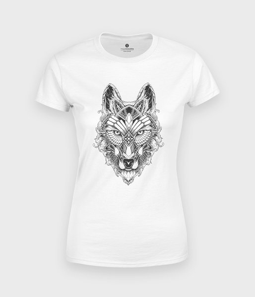 Głowa wilka - koszulka damska
