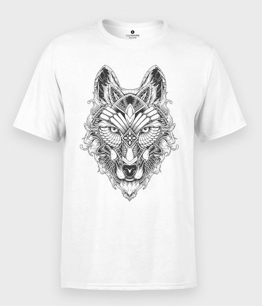 Głowa wilka - koszulka męska