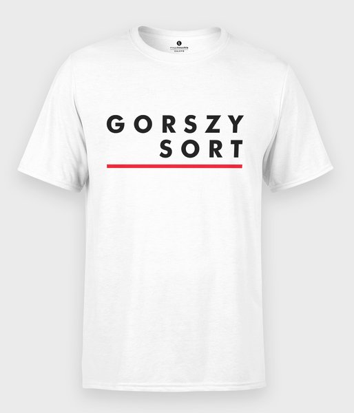 Gorszy sort  - koszulka męska