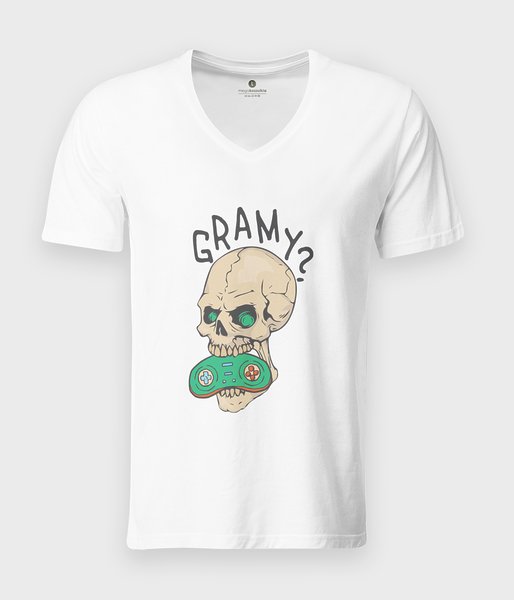 Gramy? - koszulka męska v-neck