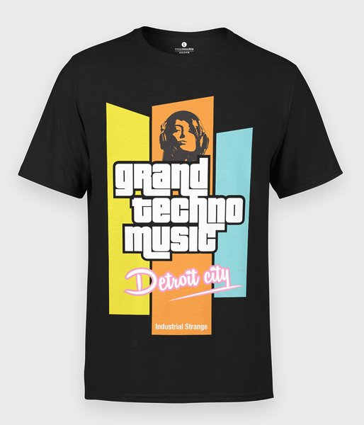 Grand Techno Music - koszulka męska