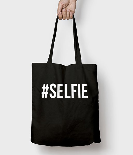 Hasztag selfie - torba bawełniana