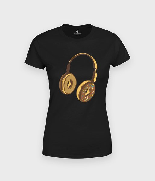 Headphone Donut - koszulka damska