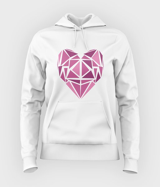 Heart - bluza damska z kapturem