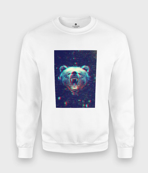 Hipster bear - bluza klasyczna