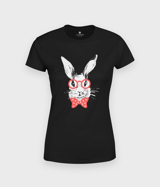 Hipster Bunny  - koszulka damska