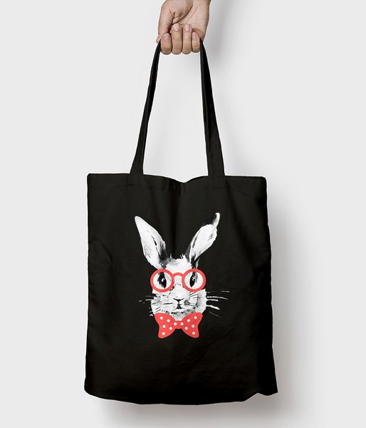 Hipster Bunny - torba bawełniana
