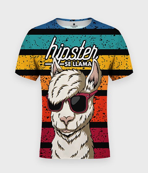 Hipster se llama - koszulka męska fullprint