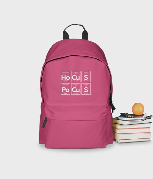HoCuS PoCuS  - plecak różowy - plecak szkolny