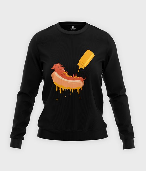 Hot dog - bluza klasyczna damska