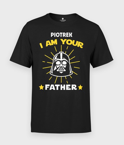 I am Your father - Biały napis - koszulka męska